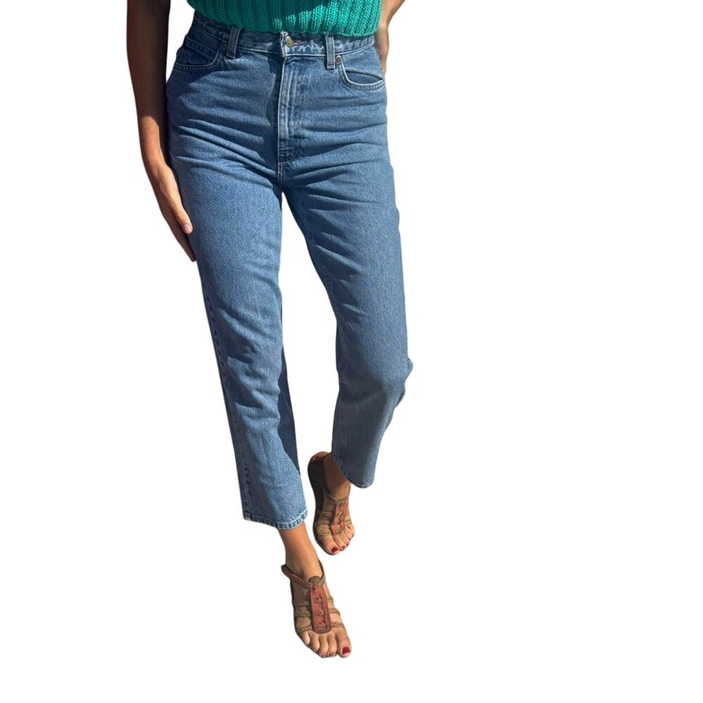 Vintage 90s Jones Sport Mom Jeans – High Waisted Straight Leg Denim
